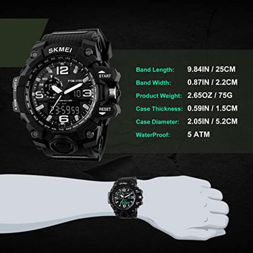 Skmei 1155 cheap watch instructions