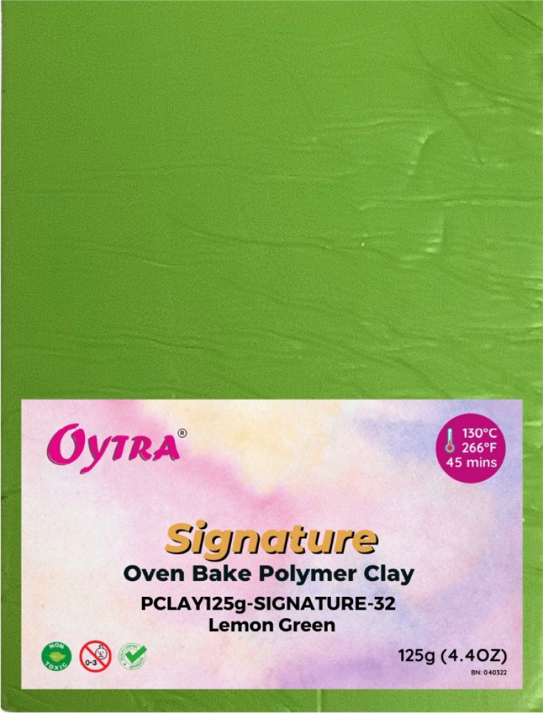 OYTRA Signature Polymer Clay 32 Lemon Green Art Clay Price in India - Buy  OYTRA Signature Polymer Clay 32 Lemon Green Art Clay online at