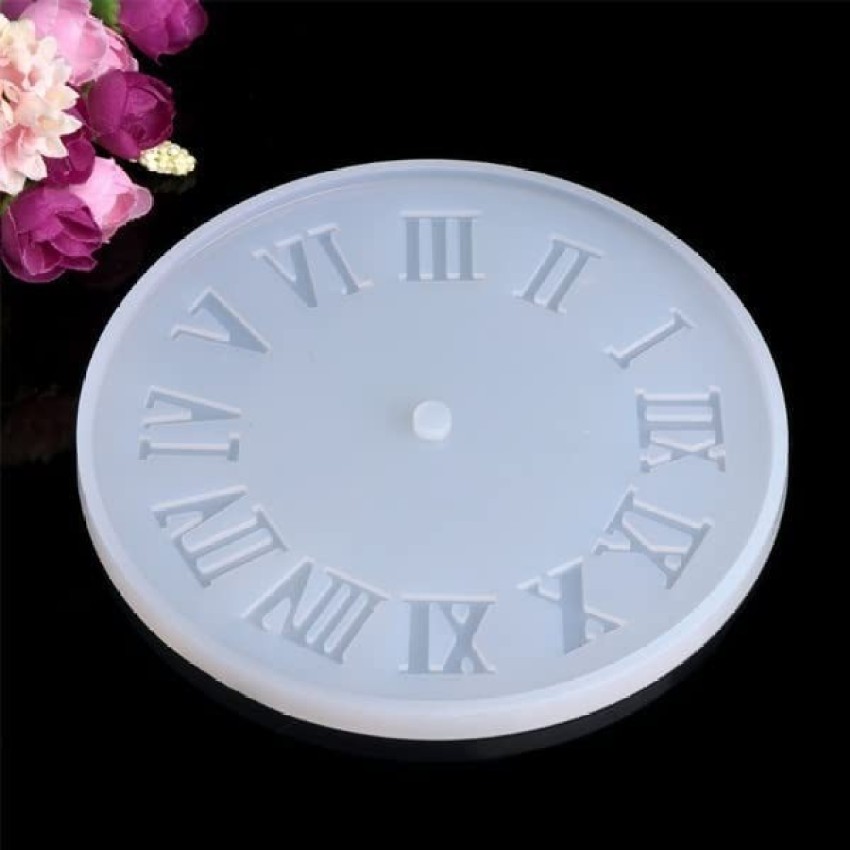 Kandle 1Pcs small Clock Resin Mould Roman Numerals Silicone Casting Resin  Mould (6inch) - 1Pcs small Clock Resin Mould Roman Numerals Silicone  Casting Resin Mould (6inch) . shop for Kandle products in