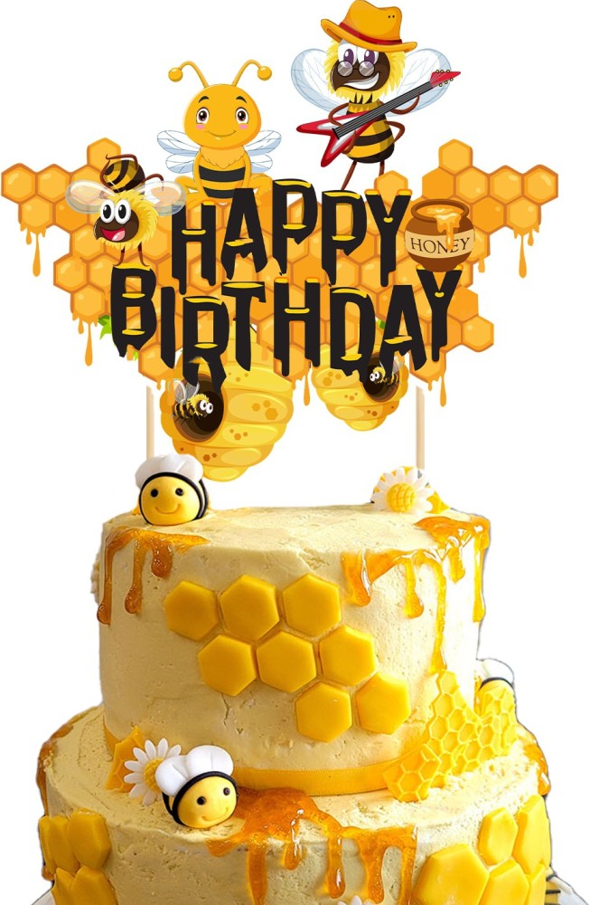 Bee Buttercream Birthday Cake | Baked by Nataleen