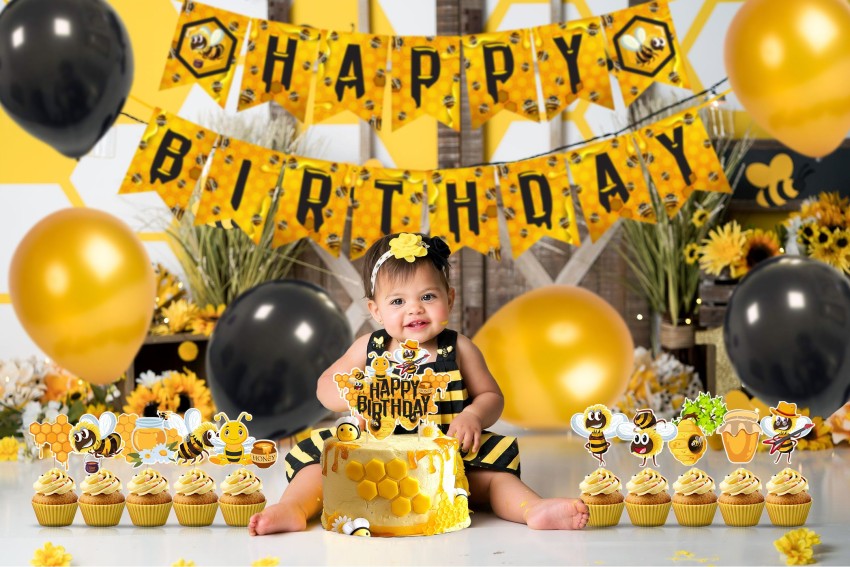 ZYOZI Honey Bee Party Decor for Birthday Decorations Party Supplies (Pack  Of 37) Price in India - Buy ZYOZI Honey Bee Party Decor for Birthday Decorations  Party Supplies (Pack Of 37) online