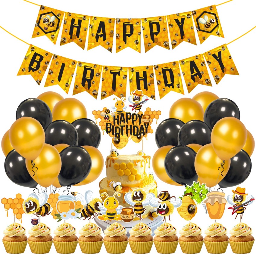 ZYOZI Honey Bee Party Decor for Birthday Decorations Party