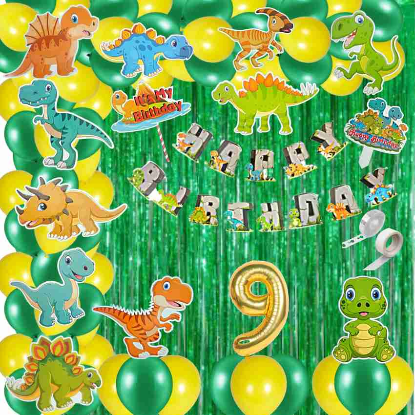 Dinosaur birthday decorations discount