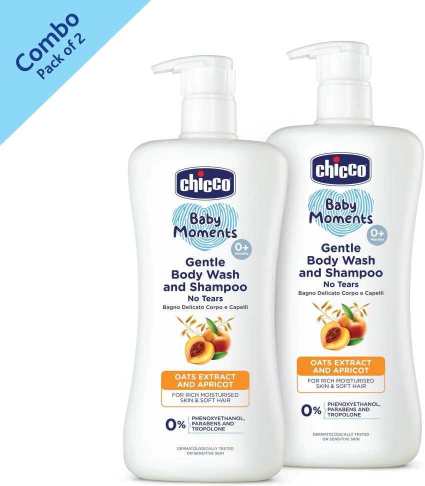 Chicco Baby Moments Gentle Body Wash and Shampoo (500ml) PACK OF 2: Buy Chicco  Baby Moments Gentle Body Wash and Shampoo (500ml) PACK OF 2 at Low Price in  India