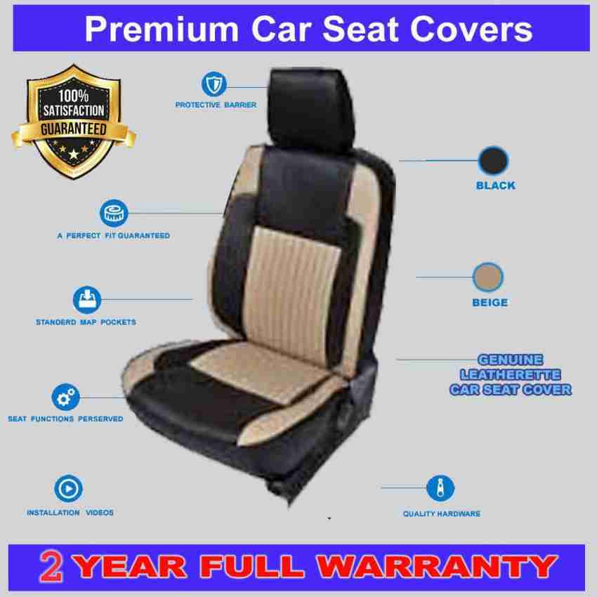 AutoSafe Leather Car Seat Cover For Hyundai Verna Price in India