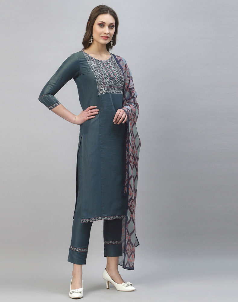 flipkart grey kurti