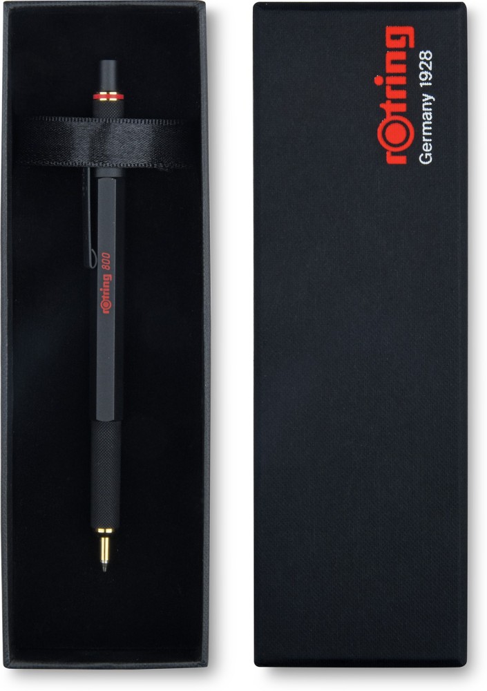 rotring 800 Retractable Black Ballpoint, Medium Point Ball Pen - Buy rotring  800 Retractable Black Ballpoint, Medium Point Ball Pen - Ball Pen Online at  Best Prices in India Only at