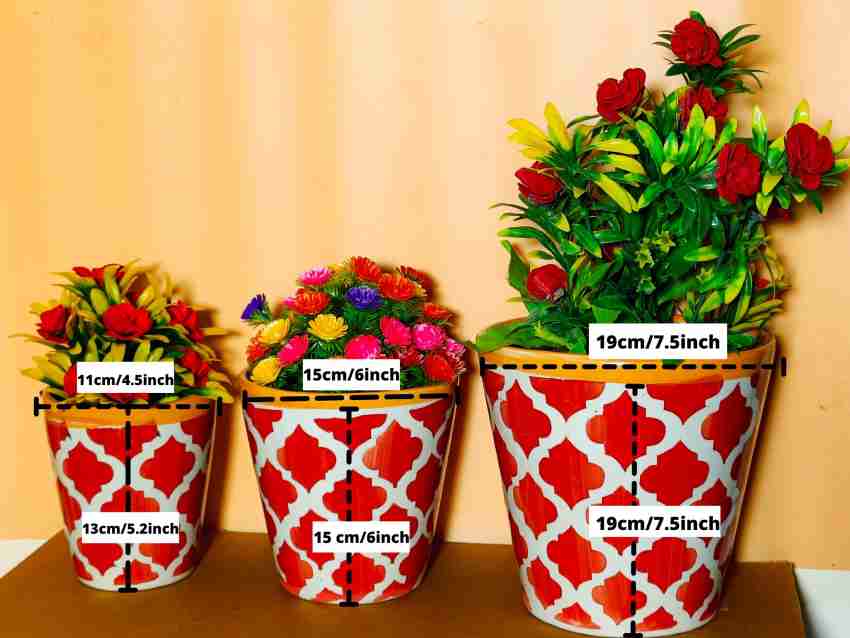 Recycled yogurt cups into planters