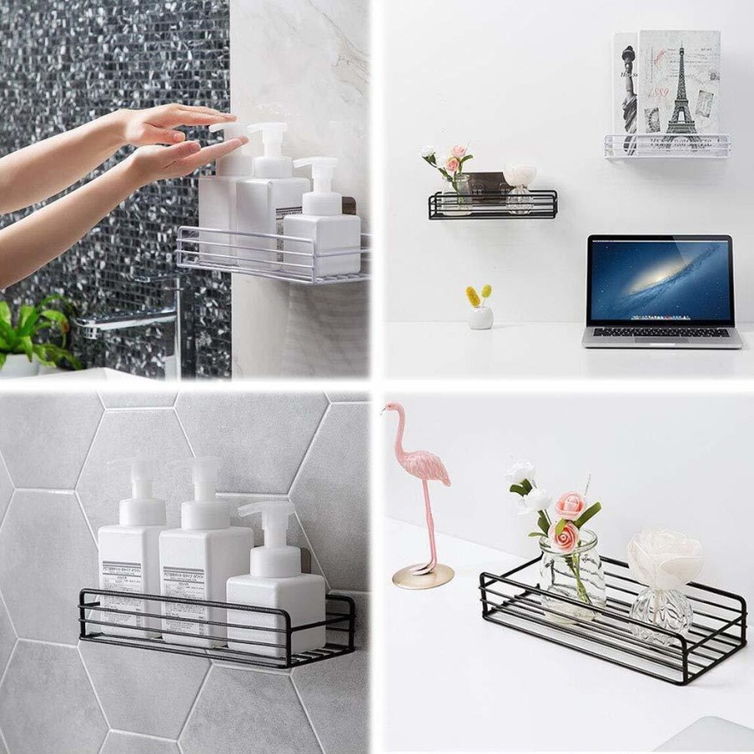 PIMVANS Shower Caddy, Adhesive Improved Shower Shelves [9 Detachable Shower  Accessories,Soap Dish], Stainless Steel Bathroom Organizer, Shower Rack