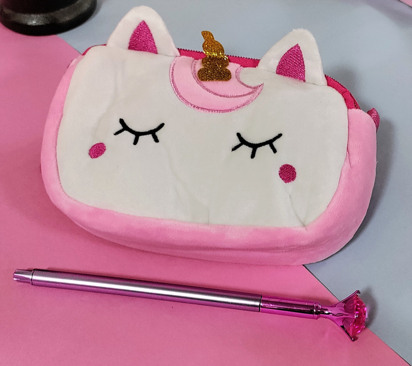 Preili s Pink Sling Bag Pink Unicorn sling bag sling bags for girls with beautiful Pen White Pink Price in India Flipkart
