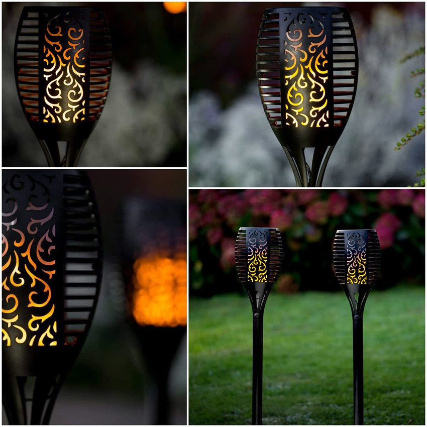 Leplion Solar Garden Light Scene Torch Mashaal Light IP65
