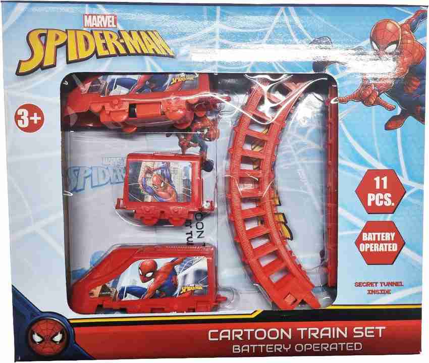 Spiderman train set clearance