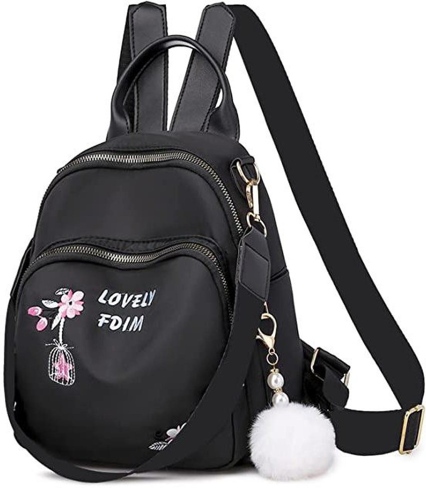 NEW Casual Backpack Nylon School Backpack Women Teenagers Shopping  Schoolbag (Pi | eBay
