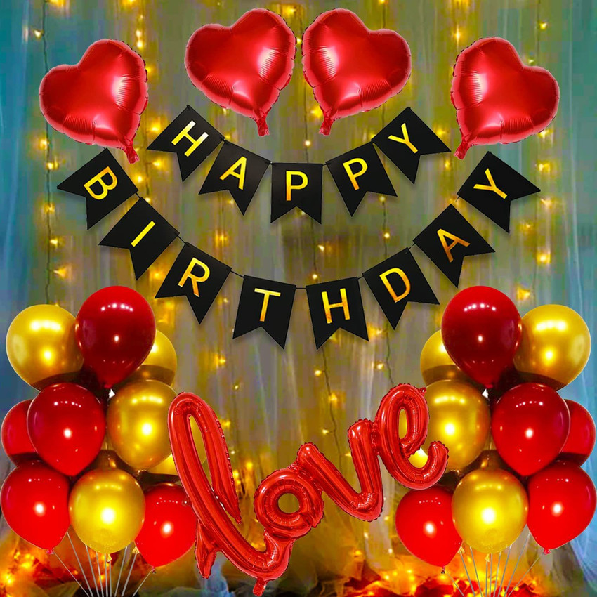 Balloon decoration for boyfriend birthday 2025