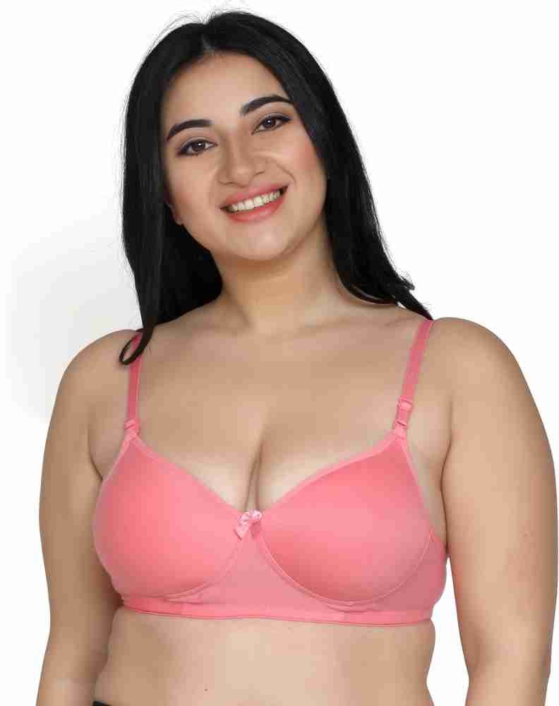Buy Maroon Women T-Shirt Heavily Padded Bra Online at Best Prices in India
