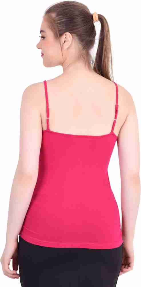Buy Lacevoz soft cotton U-neck slip innerwear camisole with