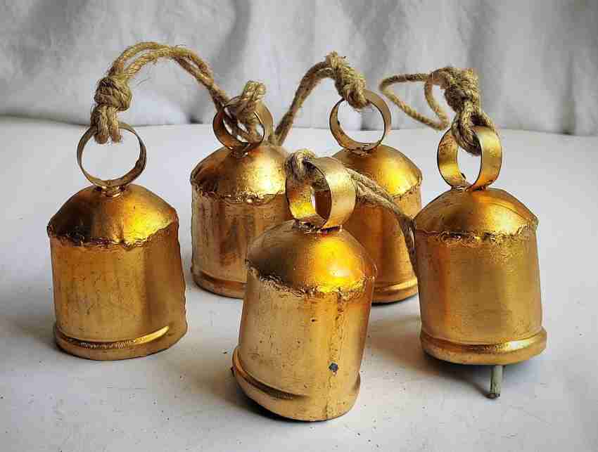 6 Piece Cow Bell, Sheep Cow Bells Pasture Bells, Copper Bells