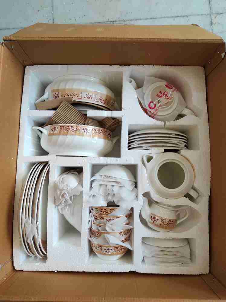 Bone china dinner outlet set flipkart