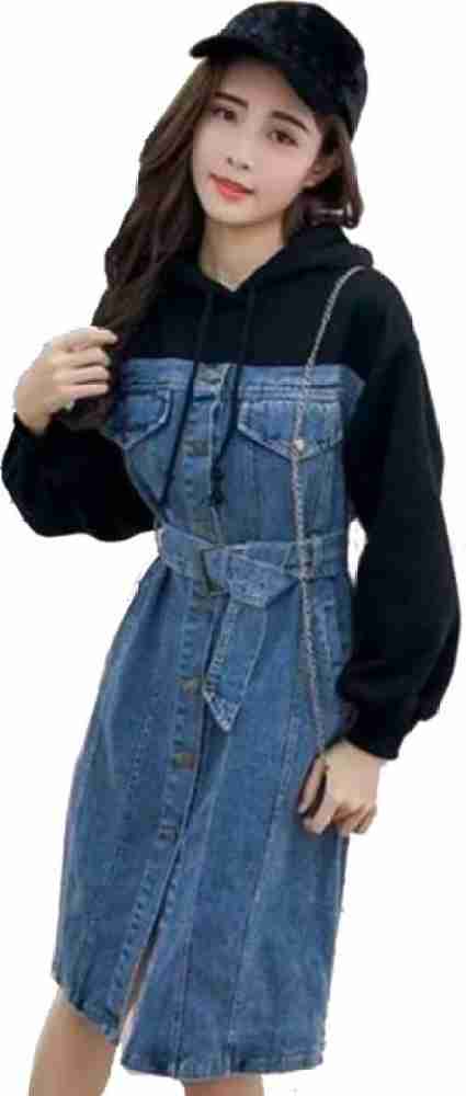 Denim on sale dress flipkart