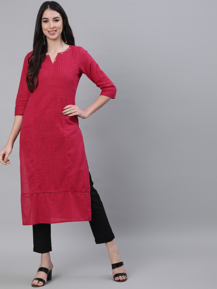 Jaipur Kurti Women Black Trousers