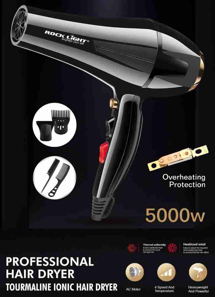 HASRU Rocklight 5000 watt Hair Dryer For Men s Women s Hair Dryer