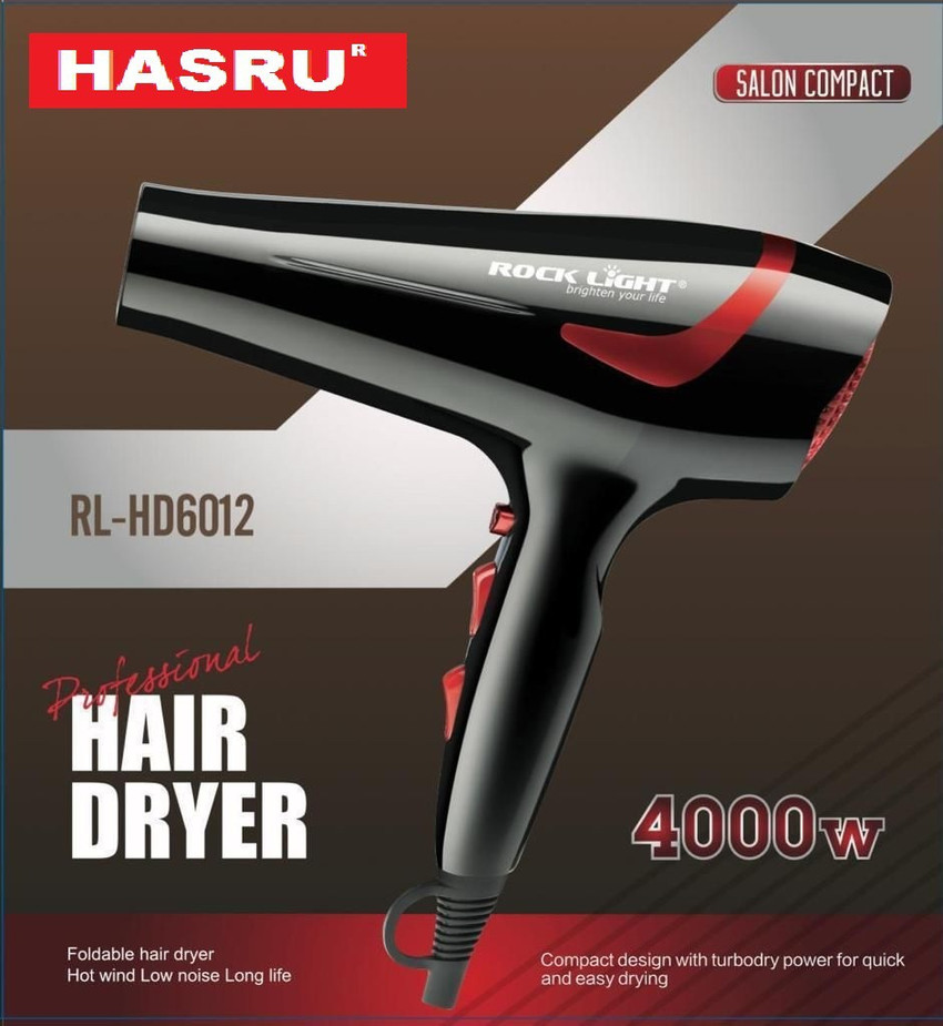 HASRU High Quality Salon compact Professional Hair Dryer With Comb Reducer 4000 watt Hair Dryer HASRU Flipkart