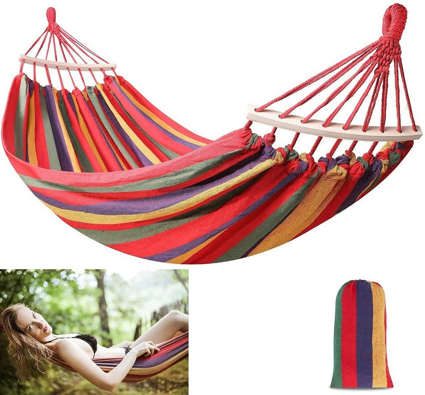 Adfresh Camping Hammock Outdoor Garden Camping Outdoor Portable