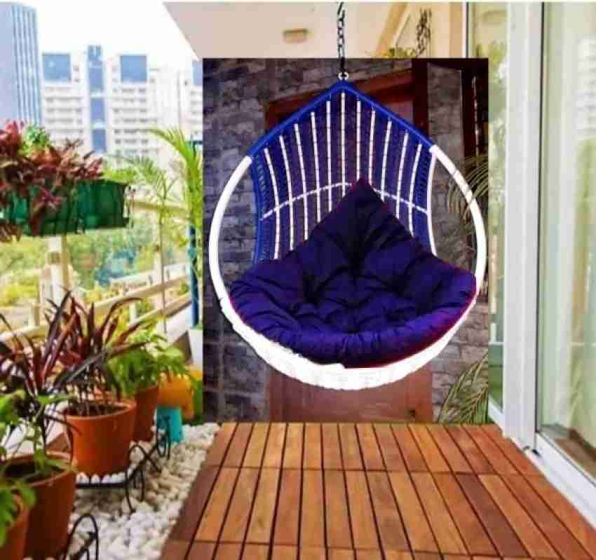 Small patio swing discount chair