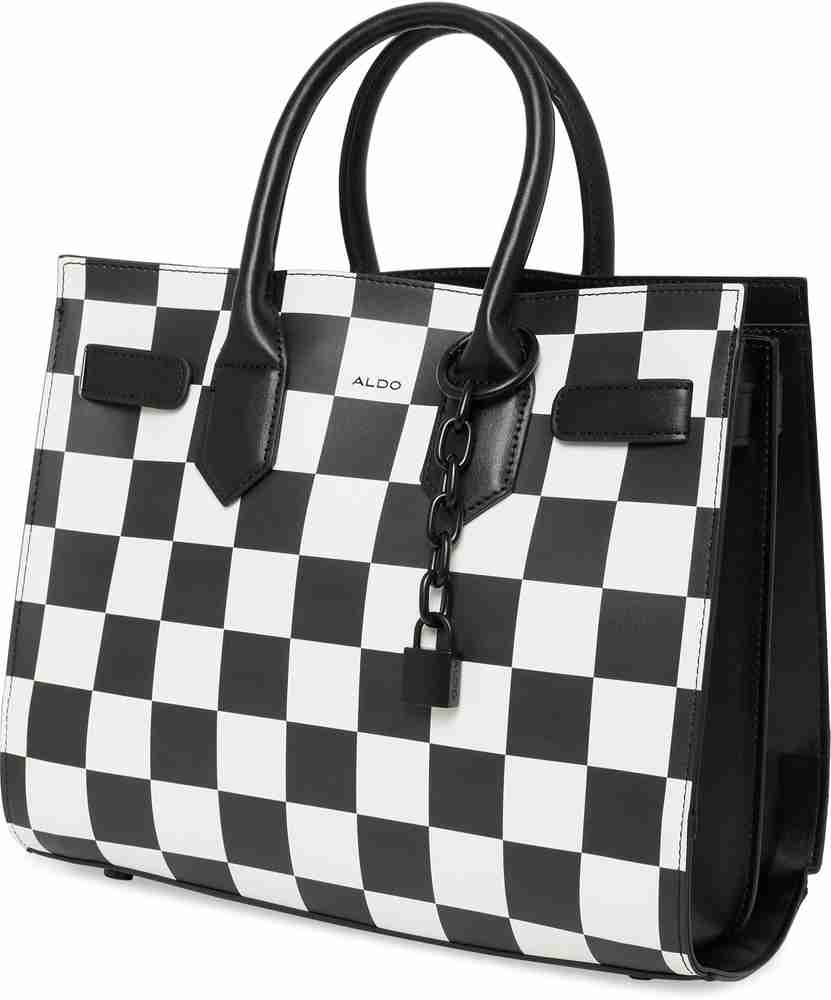 Aldo black and white bag shop