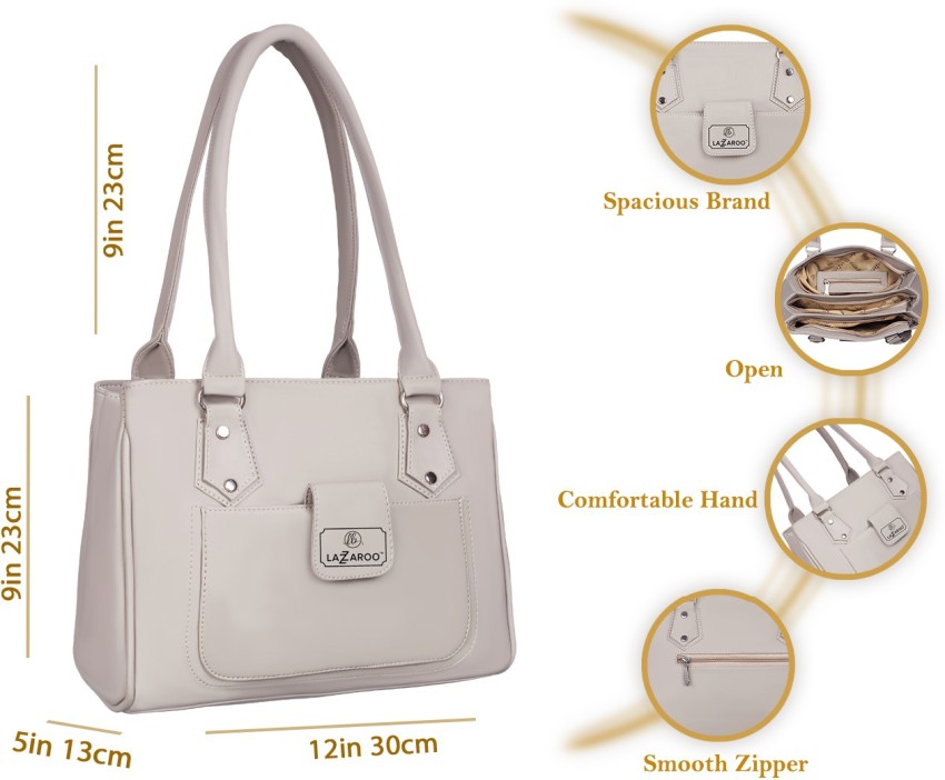 Lazzaroo Women Beige Shoulder Bag