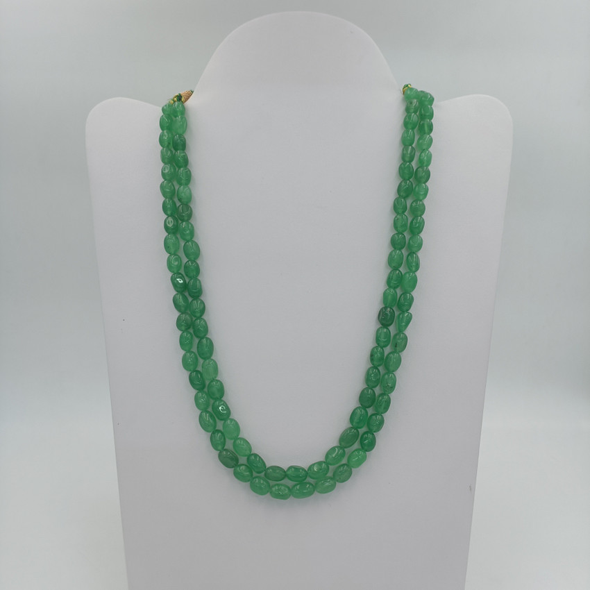 Green coral necklace deals