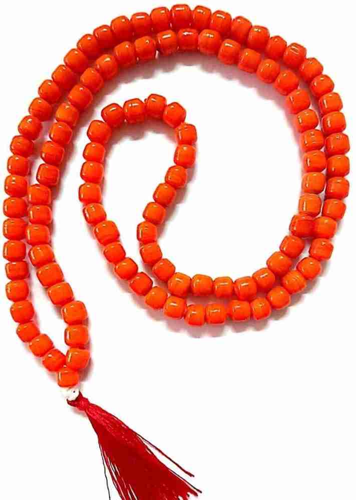 Senroar Moonga Red Coral Mala 108 1 Beads Coral Stone Chain