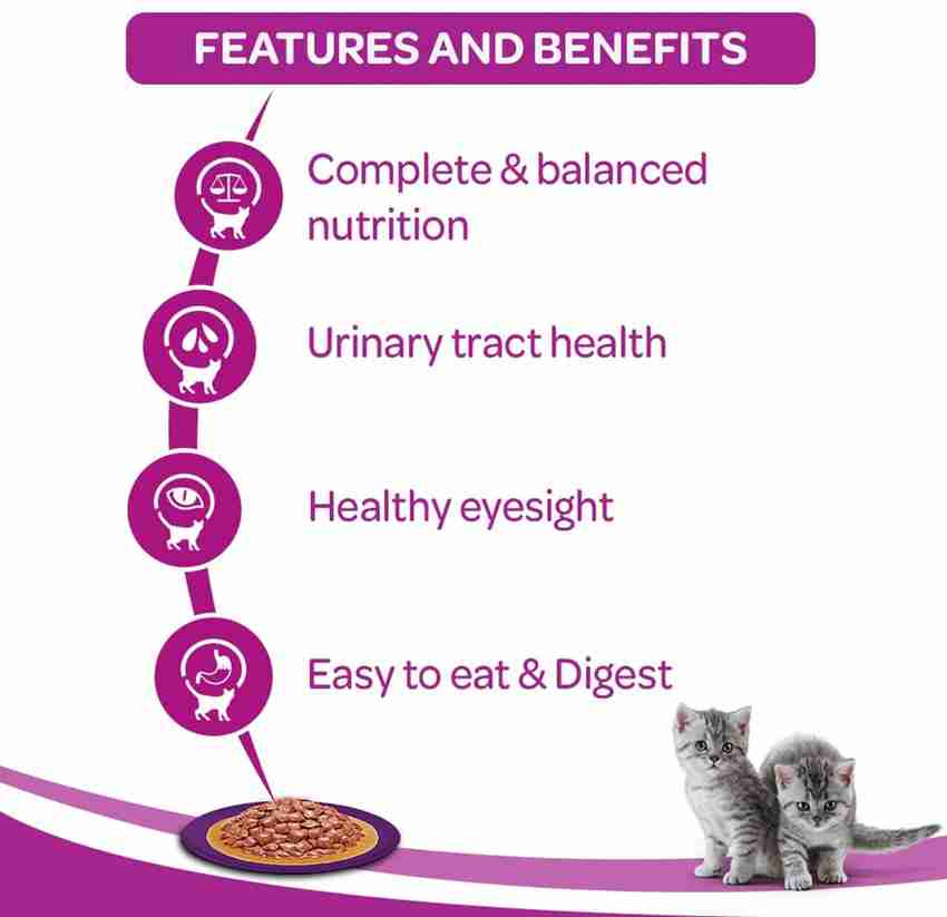 Whiskas Kitten 2 12 months Chicken 1.02 kg 12x0.09 kg Wet