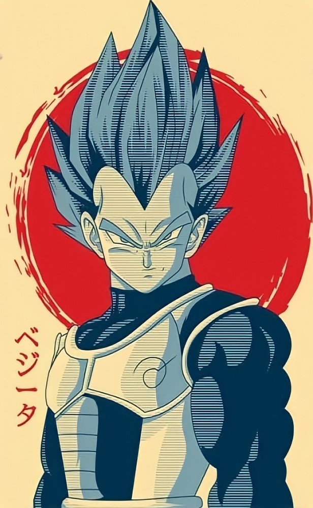 Vegeta - the character from Dragon Ball