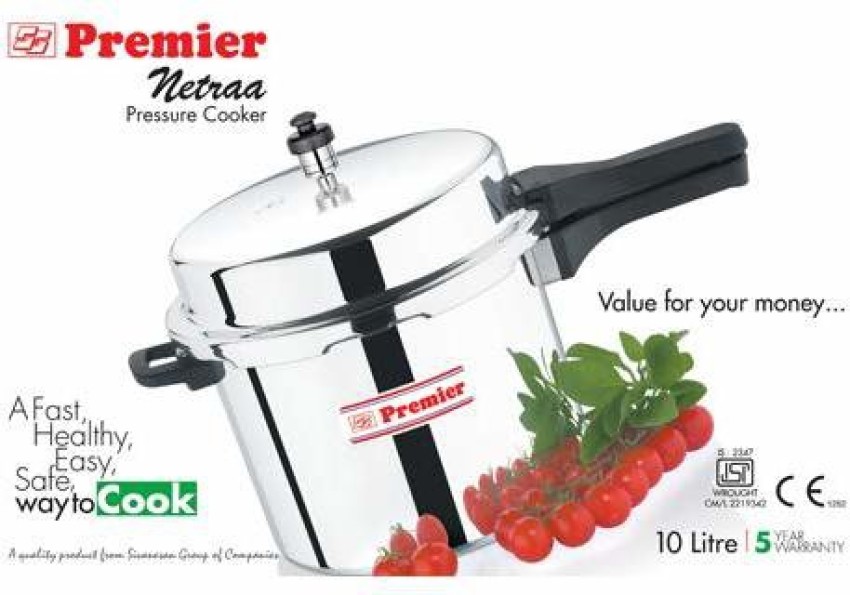 Premier Netra 10 L Pressure Cooker Price in India Buy Premier