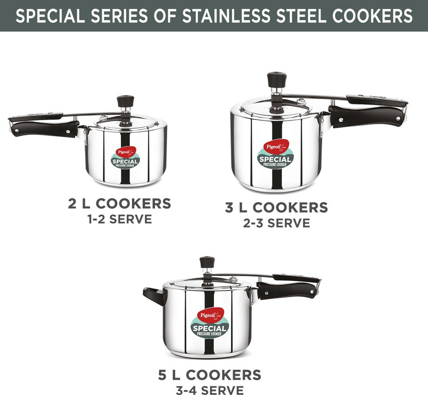 Philkraft stainless pressure online pan price