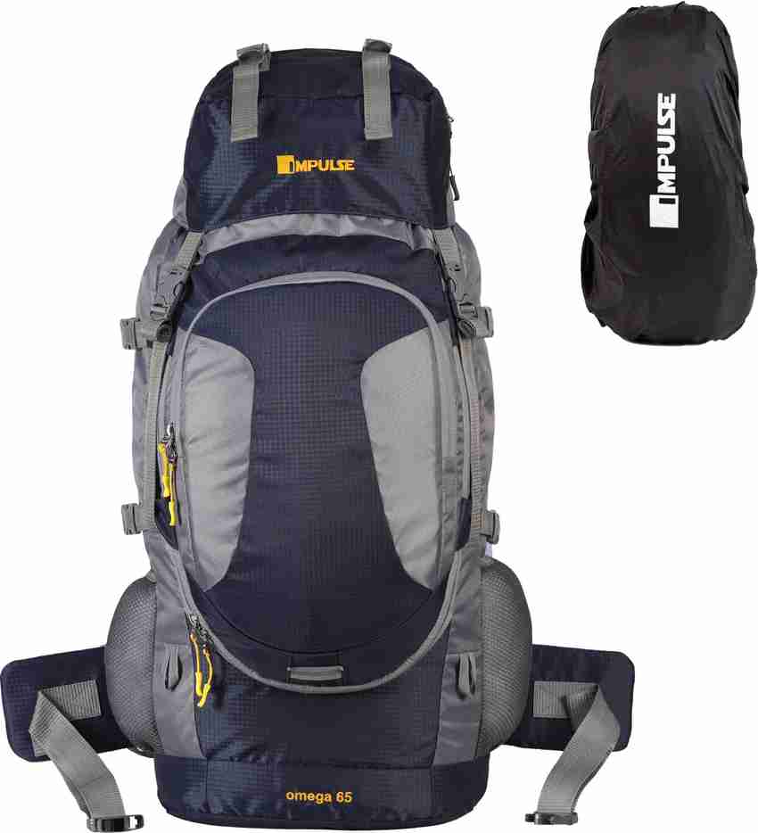 Impulse unisex blue 65 litres rucksack sales