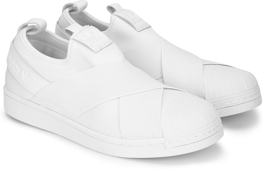 Superstar slip on cheap white mono