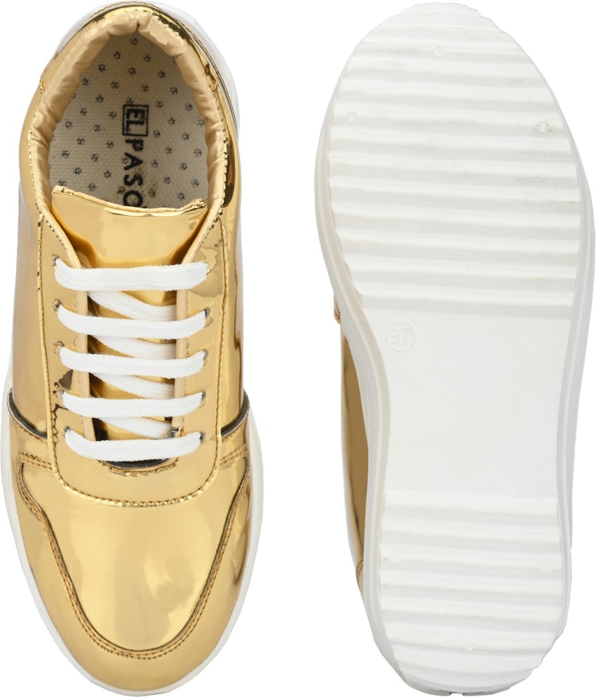 Golden sneakers for on sale women