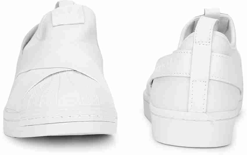 Superstar slip on white on sale mono