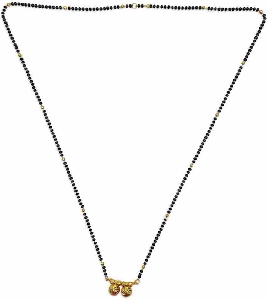 Digital Dress Room Gold Plated Long Mangalsutra Designs Simple