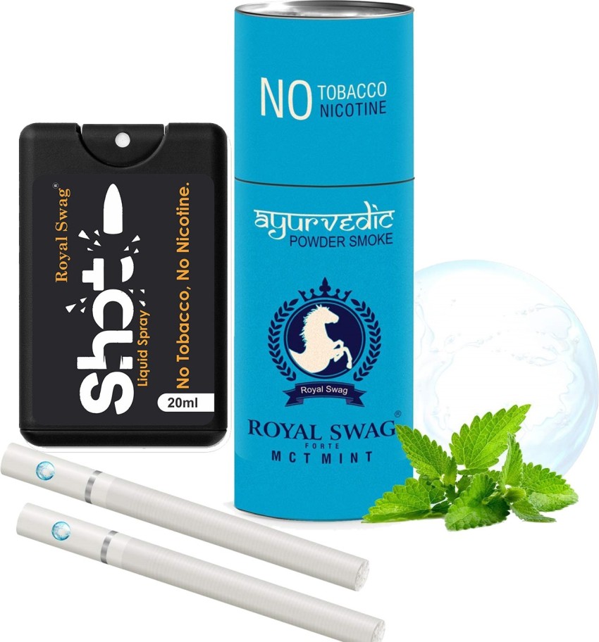 ROYAL SWAG Ayurvedic Herbal Cigarette Mint Flavour Smoke