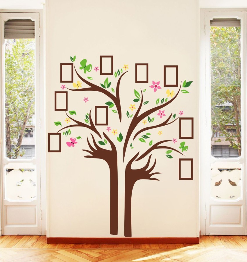 Custom Photo Frame Wall Sticker - Interior Room Decor 63 x 56