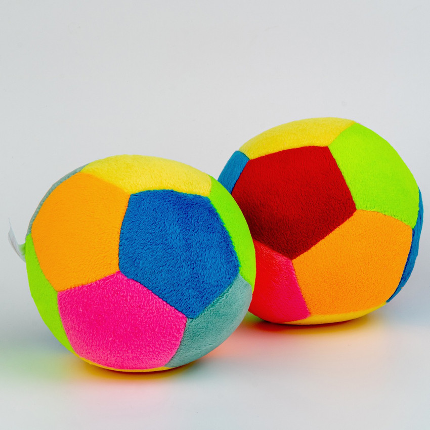 Baby Story Plush Soft Toy for 6 Month Cute Kids Cuddly Rattle Ball Pack of 2 36 cm Plush Soft Toy for 6 Month Cute Kids Cuddly Rattle Ball Pack of 2