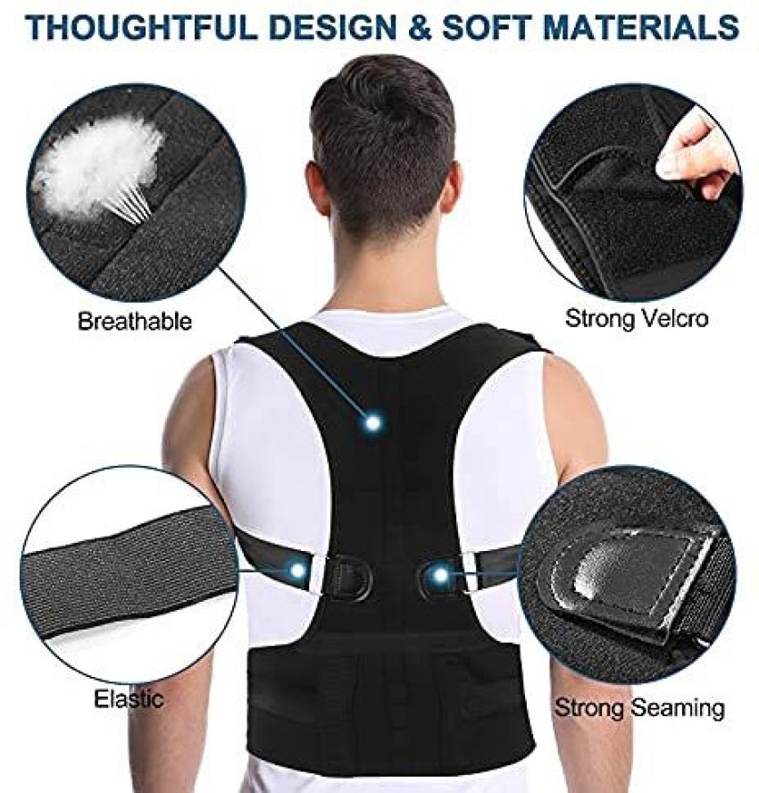 Posture Corrector Support Magnetic Back Shoulder Brace Belt Band For Men  Women