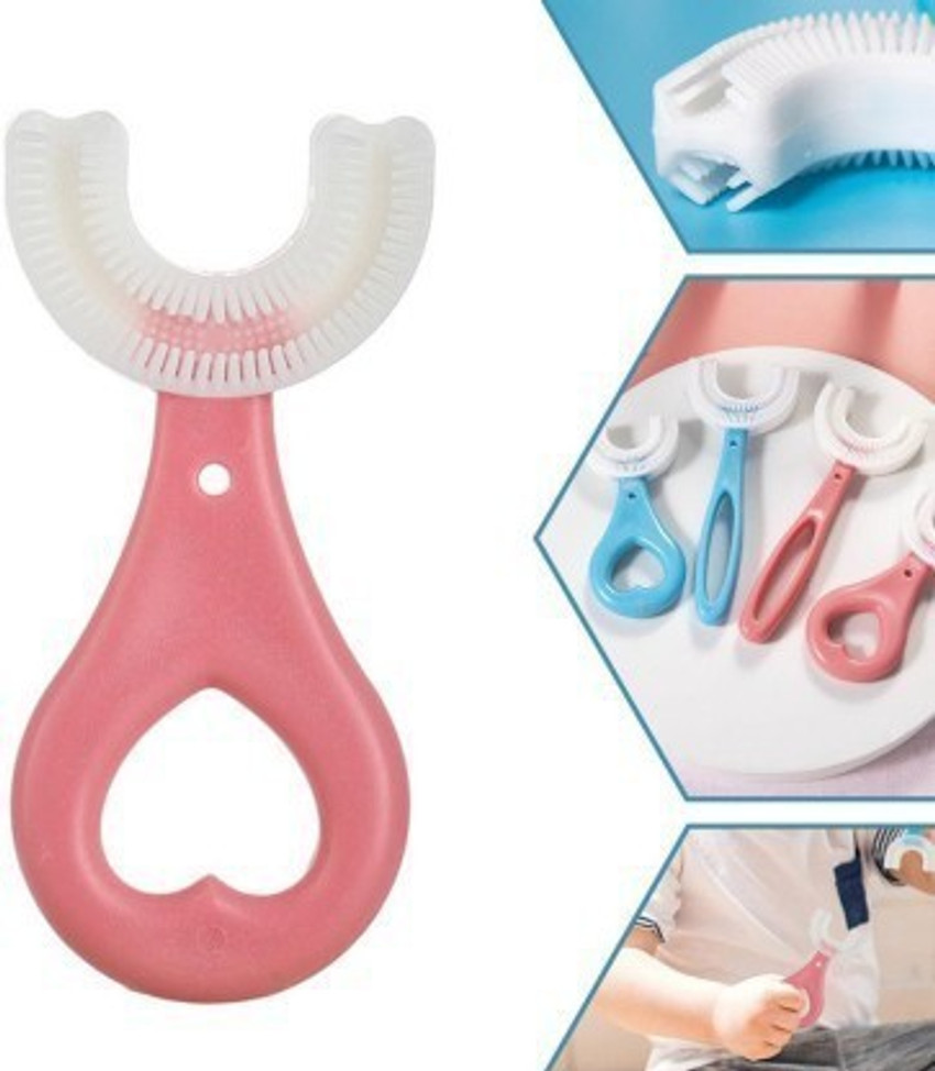 6 yrs girl oral CANDYVILLA U Shaped Toothbrush For Kids | 2-6 Years Aged Boys & Girls Ultra Soft Toothbrush - Buy Baby Care Products in India | Flipkart.com