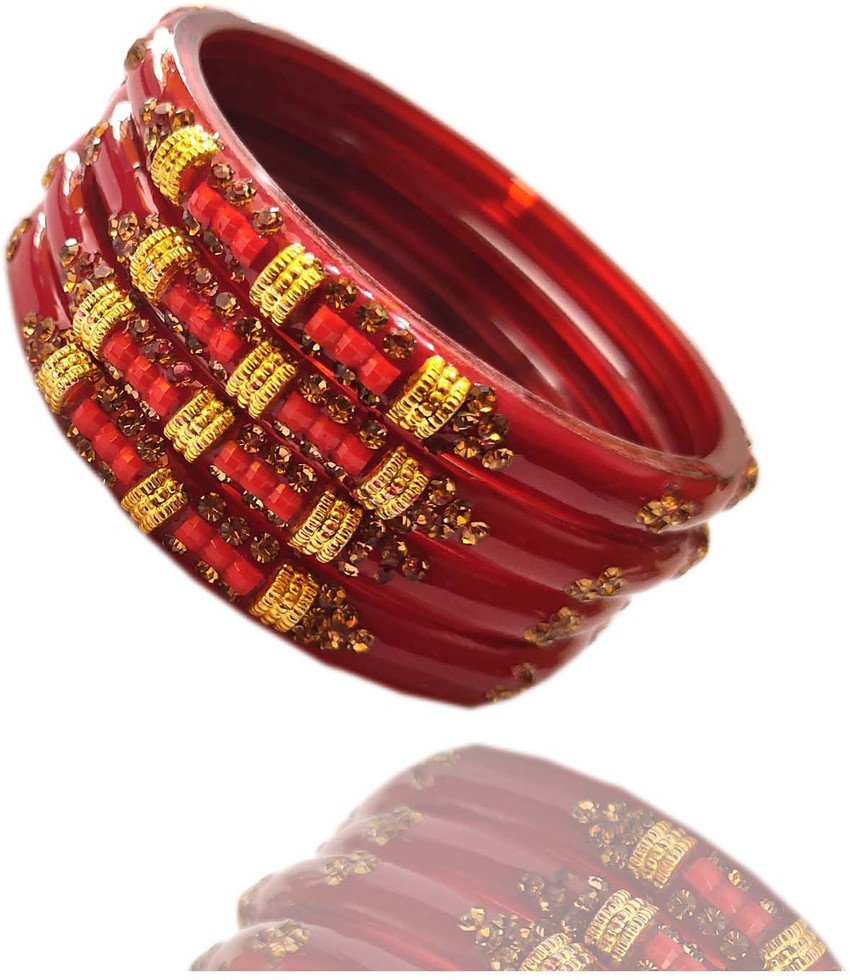 Radha Rani kangan Glass Enamel Bangle Set Price in India Buy