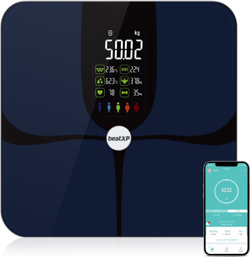 beatXP Smart Plus Pro Bluetooth Weighing Scale Price in India - Buy beatXP  Smart Plus Pro Bluetooth Weighing Scale online at