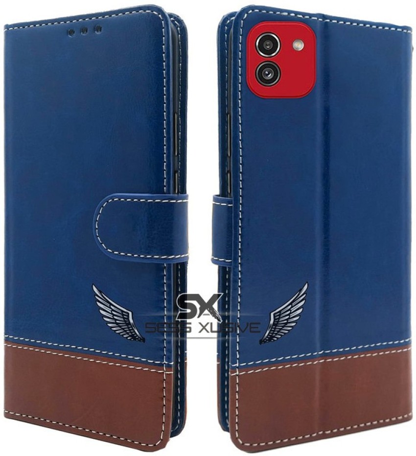 For Samsung Galaxy A03 2022 Wallet Case, Leather Magnetic Flip