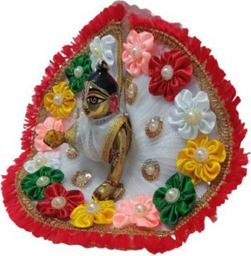 Shri Krishnamayi Janmashtami Decoration Celebration Items| Kanha Happy  Birthday Celebration Kit | Kanhaji Red Dress with Sathiya Design (Size 4) :  Amazon.in: Home & Kitchen